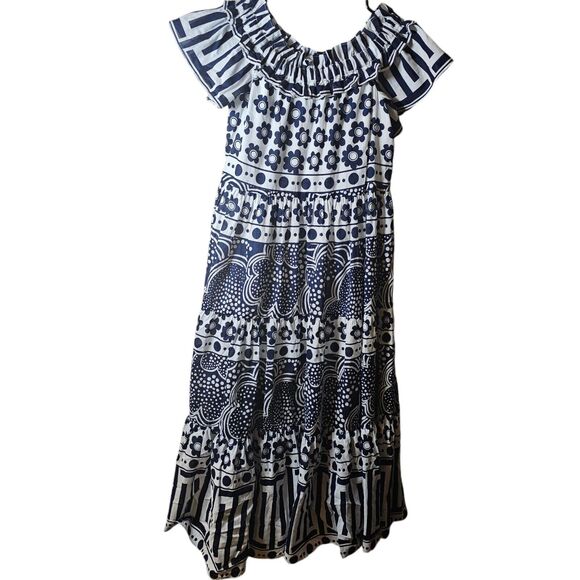 Trina Turk Dresses & Skirts - Trina Turk Maxi Dress Womens Small Off Shoulder Floral Vacation Cruise Organic